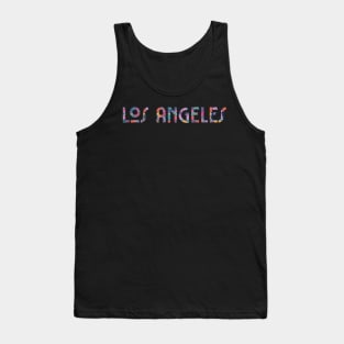 Los Angeles Floral - Dark Tank Top